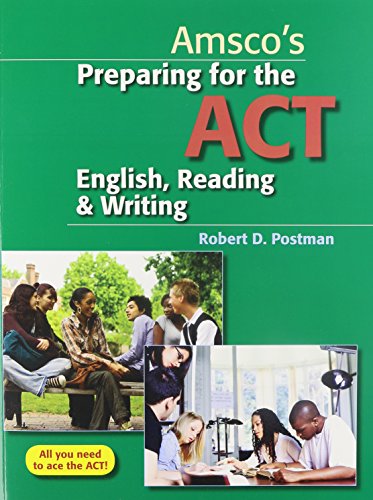 Imagen de archivo de Preparing for the ACT English, Reading & Writing - Student Edition a la venta por SecondSale