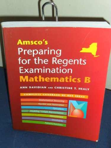Imagen de archivo de Preparing for the Regents Examination Mathematics B a la venta por Better World Books