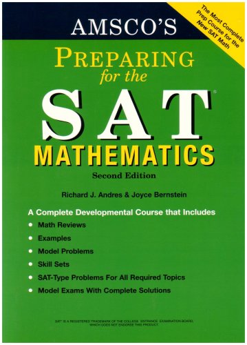 9781567655803: Amsco's Preparing for the Sat: Mathematics