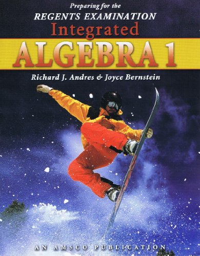 Stock image for Preparing for the Regents Examination Integrated Algebra 1 for sale by Better World Books