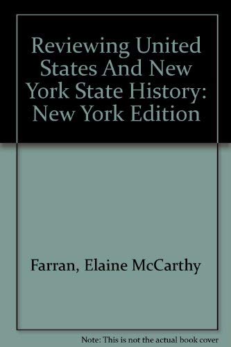 Stock image for Reviewing United States And New York State History: New York Edition for sale by Ergodebooks