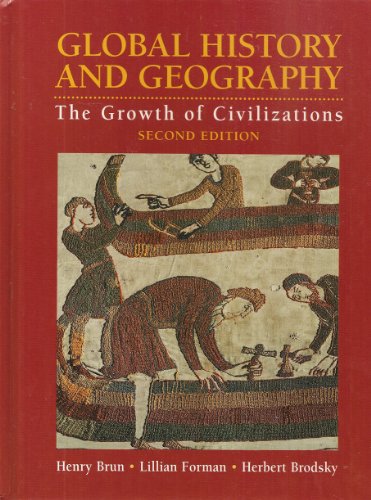 Imagen de archivo de Global History and Geography: The Growth of Civilizations a la venta por BooksRun