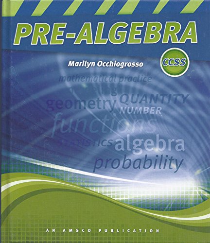 Imagen de archivo de Pre-algebra a la venta por ThriftBooks-Atlanta