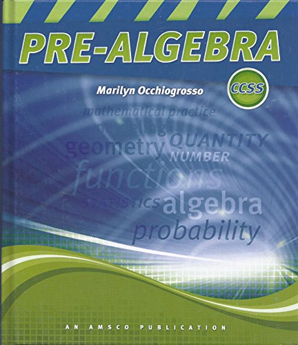 9781567657197: Pre-Algebra CCSS 2012