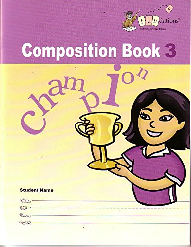 Stock image for Composition book 3 Champion for sale by SecondSale