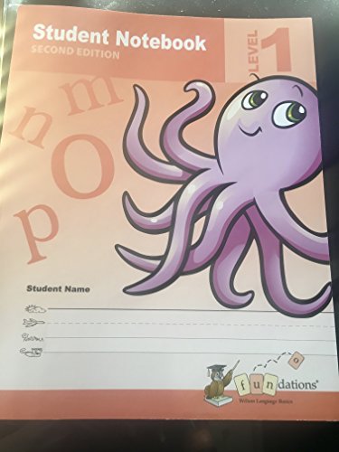 9781567785173: Fundations Student Notebook, Level 1, Second Edition