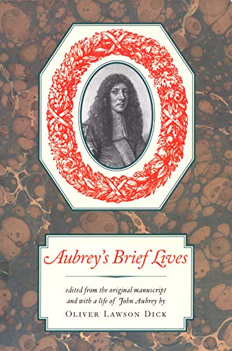 Stock image for Aubrey's Brief Lives for sale by Better World Books: West