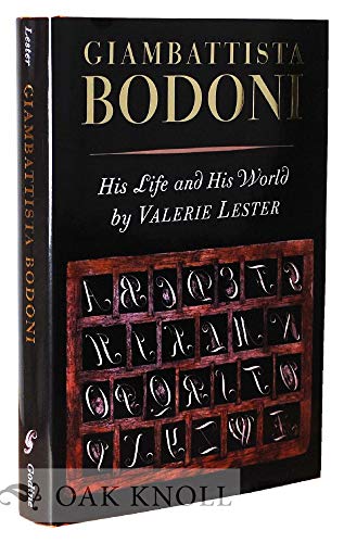 Imagen de archivo de Giambattista Bodoni: His Life and His World a la venta por HPB-Emerald