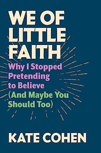 Beispielbild fr We of Little Faith zum Verkauf von PBShop.store US