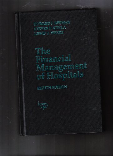 Imagen de archivo de Financial Management of Hospitals a la venta por ThriftBooks-Atlanta