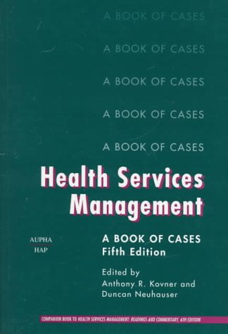 Stock image for Health Services Management: A Book of Cases for sale by HPB-Red