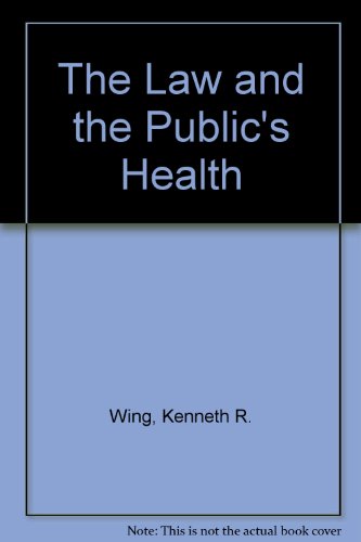 9781567931051: The Law and the Public's Health