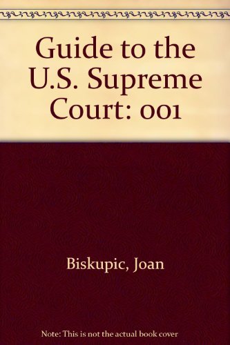 Imagen de archivo de Congressional Quarterly's Guide to the U. S. Supreme Court a la venta por Better World Books