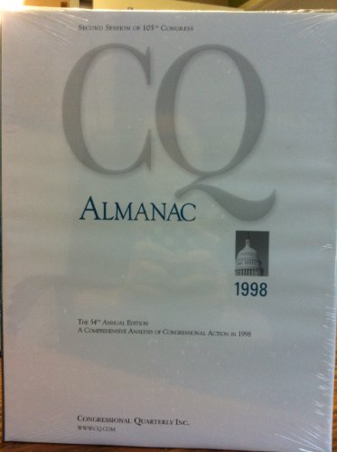 Stock image for CQ Almanac 1998 (Congressional Quarterly) Vol. LIV for sale by Novel Ideas Books & Gifts