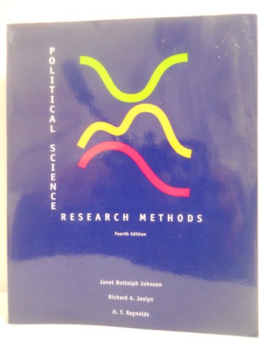 Stock image for Political Science Research Methods for sale by Better World Books