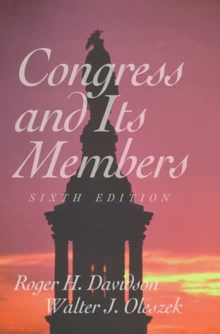 Imagen de archivo de Congress and Its Members a la venta por More Than Words