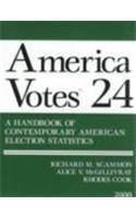 Imagen de archivo de America Votes 1999-2000 : A Handbook of Contemporary American Election Statistics a la venta por Better World Books: West