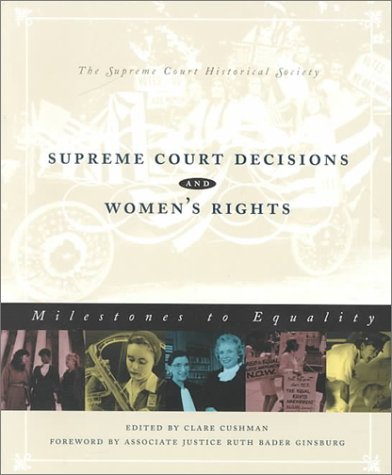 Beispielbild fr Supreme Court Decisions and Women's Rights zum Verkauf von Wonder Book