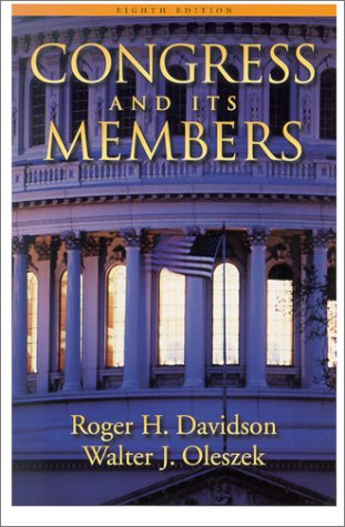 Stock image for Congress and Its Members, 8th Edition for sale by HPB-Red