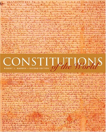 Stock image for Constitutions of the World for sale by HPB Inc.