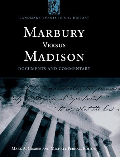 Beispielbild fr Marbury Versus Madison : Documents and Commentary zum Verkauf von Better World Books: West