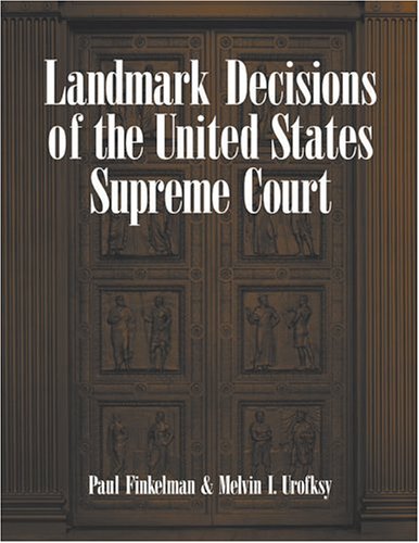 Beispielbild fr Landmark Decisions of the United States Supreme Court zum Verkauf von Better World Books