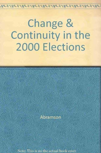 9781568027401: Change and Continuity in the 2000 Elections