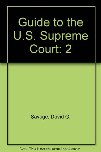 Stock image for Guide to the U.S. Supreme Court for sale by HPB-Red