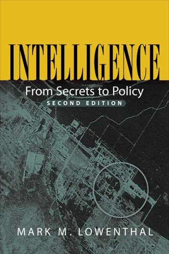 9781568027593: Intelligence : From Secrets to Policy