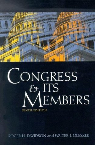 Beispielbild fr Congress and Its Members zum Verkauf von Wonder Book