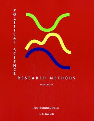 Beispielbild fr Political Science Research Methods zum Verkauf von Better World Books
