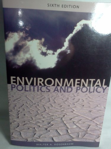 Imagen de archivo de Environmental Politics and Policy a la venta por Better World Books