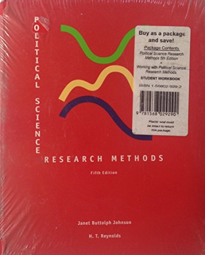 9781568029290: Political Science Research Methods
