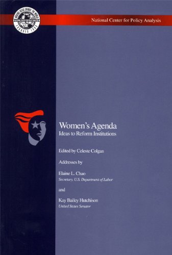 Imagen de archivo de Women's Agenda: Ideas to Reform Institutions a la venta por HPB Inc.