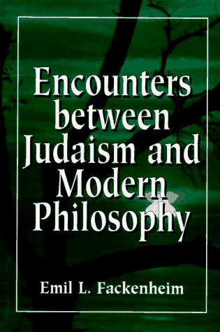 Beispielbild fr Encounters Between Judaism and Modern Philosophy zum Verkauf von Books From California