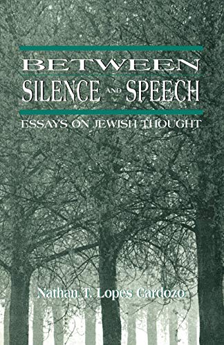 Beispielbild fr Between Silence and Speech: Essays on Jewish Thought zum Verkauf von HPB-Red