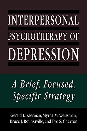 9781568213507: Interpersonal Psychotherapy of Depression: A Brief, Focused, Specific Strategy (The Master Work Series)
