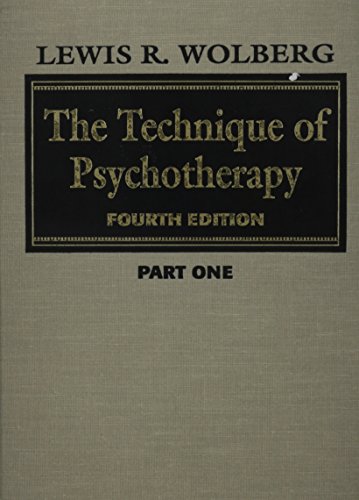 Beispielbild fr The Technique of Psychotherapy zum Verkauf von WorldofBooks