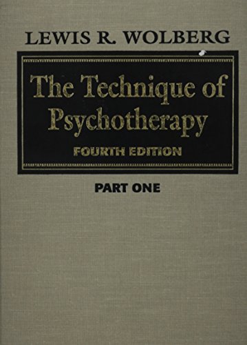 Imagen de archivo de The Technique of Psychotherapy a la venta por HPB-Red