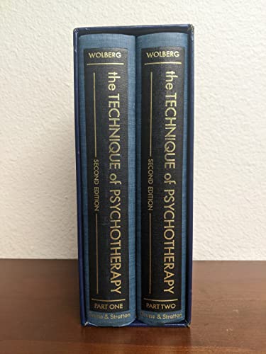 Imagen de archivo de The Technique of Psychotherapy, Volumes I&II (v. II & III) a la venta por Dunaway Books