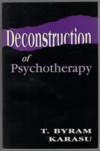 9781568218212: Deconstruction of Psychotherapy