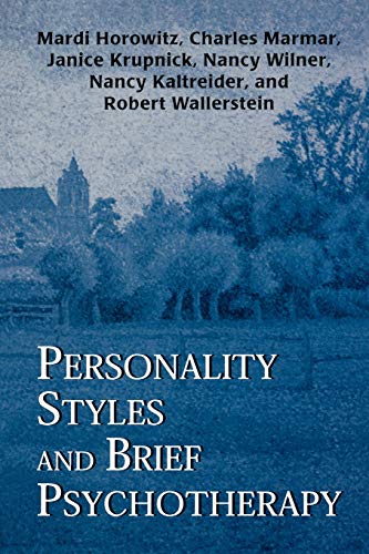 Imagen de archivo de Personality Styles and Brief Psychotherapy (Master Work Series) a la venta por Revaluation Books
