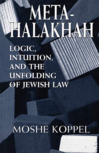 9781568219011: Meta-Halakhah: Logic, Intuition, and the Unfolding of Jewish Law