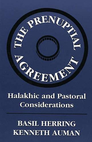 Beispielbild fr Prenuptial Agreement: Halakhic and Pastoral Considerations zum Verkauf von ThriftBooks-Atlanta