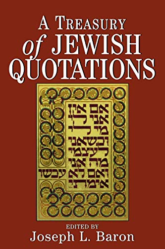 Stock image for A Treasury of Jewish Quotations for sale by Heisenbooks