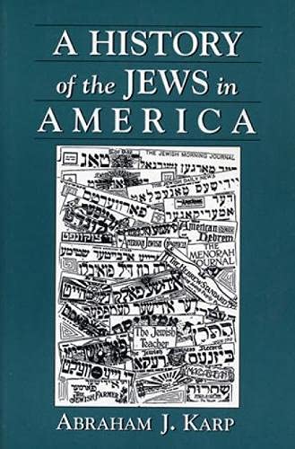 Imagen de archivo de A History of Jews in America a la venta por Wonder Book