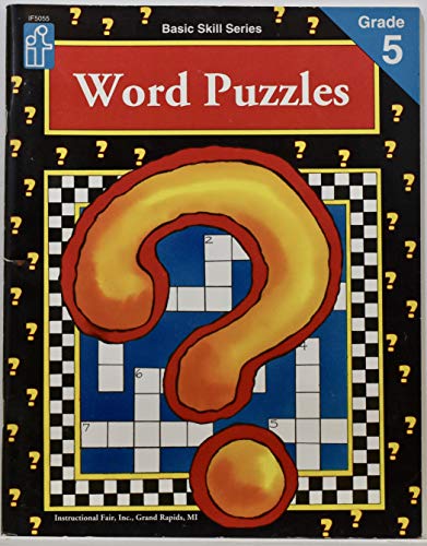 Stock image for Word Puzzles, Grade 5 for sale by HPB-Emerald