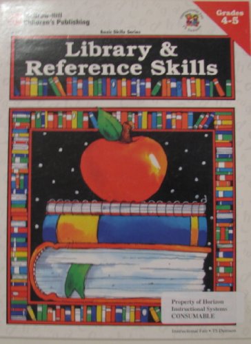 Stock image for Library & Reference Skills, Grade 4-5 for sale by Wonder Book