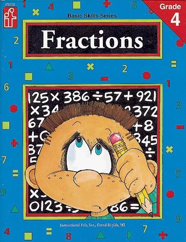 Beispielbild fr Fractions, Grade 4 zum Verkauf von Wonder Book