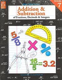 Stock image for Addition & Subtraction, Grade 7 for sale by HPB Inc.